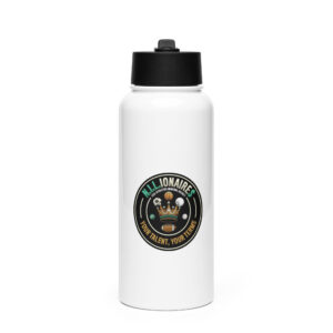 Stainless steel water bottle with a straw lid - Image 2