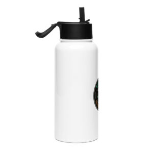 Stainless steel water bottle with a straw lid - Image 4